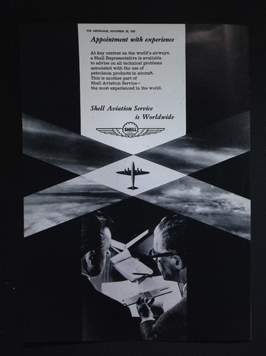 Original 1957 advert shell - original,