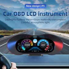 Auto OBD GPS LCD HUD P5 OBD2