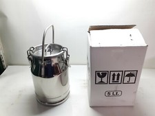 Bidone in acciaio inox con