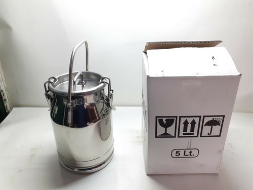 Bidone acciaio inox - bidone, con