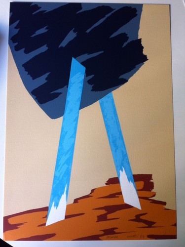 Mino ceretti serigrafia prova - serigrafia,