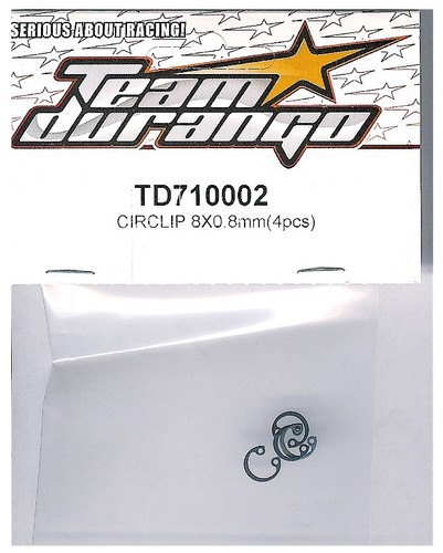 Team durango circlip 8x0 - team, mm