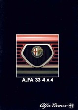 Catalogue Brochure Alfa Romeo 33 4X4 02/1984 France