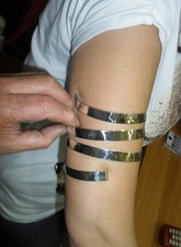 bracciale schiava  a spirale