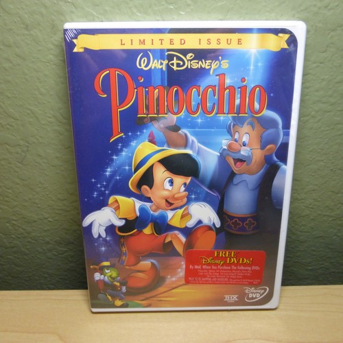 Pinocchio dvd 1999 limited - pinocchio, 1999,