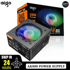 Alimentatore 500W 600W 700W 800W 1000W Gaming 120Mm RGB Ventola 220V ATX Aliment