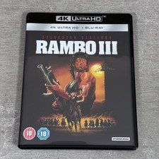 Rambo iii uhd - 4k, blu-ray