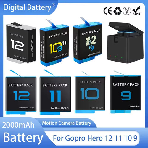 Batteria per gopro hero - per,