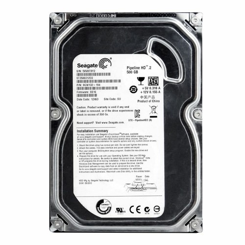 Disco rigido seagate pipeline - disco,