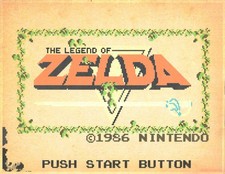 The Legend of Zelda NES Wall