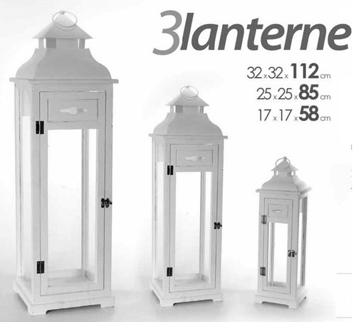 Pezzi maxi lanterna bianca - pezzi,