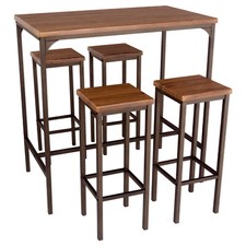 Set Tavolo Bar Rettangolare e