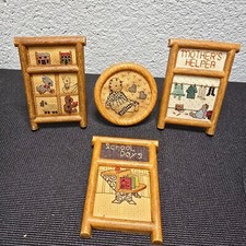 Set 4 mini arte vintage con