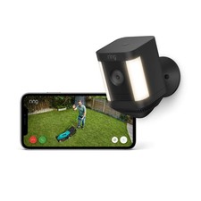Ring videocamera Plus con faretti a batteria (Spotlight Cam Plus) Telecamera di