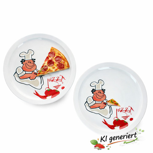 Set piatti pizza alberto - piatti,