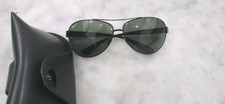 Ray Ban P Polorized Aviator Black Sunglasses RB 3386 002/9A 67-13 130 3P Italy 