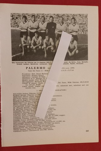 Palermo perugia squadre foglio - palermo,