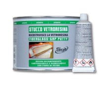 Stucco Vetroresina in Pasta 750ml con Catalizzatore per Imbarcazioni Carrozzeria