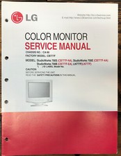 LG Studioworks 700S 700B 700E LN777F Monitor Manuale di servizio *Originale*