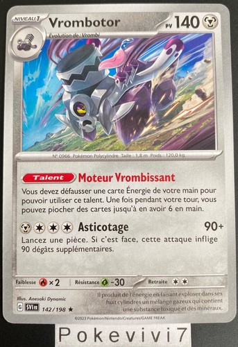 Carte pokemon vrombotor - carte,