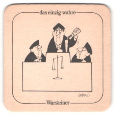 Sottobicchiere birra warstein - sottobicchiere,