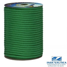 DOPPIA TRECCIA VERDE ALTA TENACITA 10mt - VARIE MISURE CORDA CIMA NAUTICA BARCA