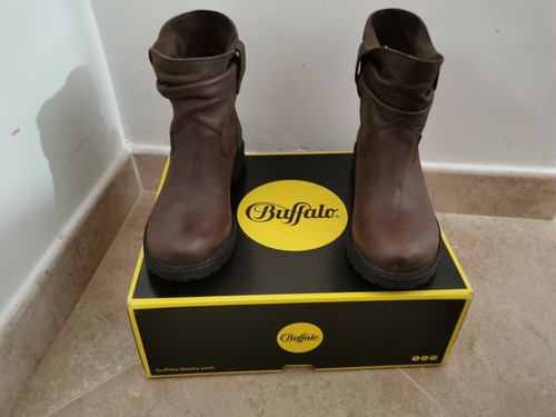 Buffalo stivaletti pelle - stivaletti,