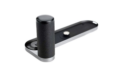 Leica handgrip 14490 steel - handgrip, m