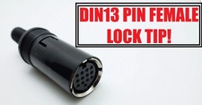 2 PCS 13 PIN DIN FEMALE PLUG connector ICOM Atari Kenwood Roland TS-680 IC-7000