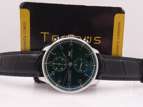 Crono iwc portuguese - portuguese, green