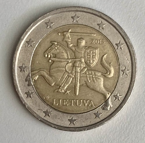 Moneta euro rara lietuva - 2,