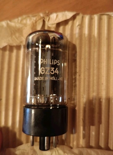 Gz34 philips miniwatt tube - gz34,