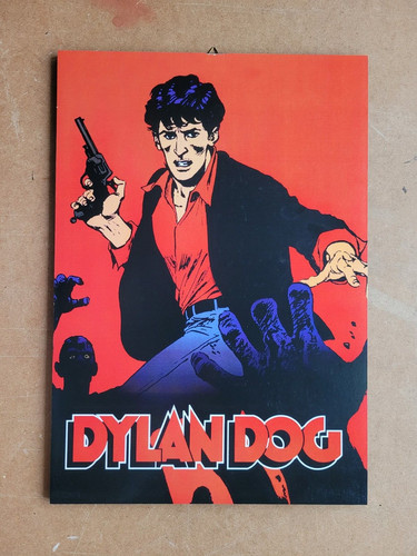 Dylan dog quadro - dog, legno