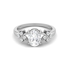 1.5Ct Oval Moissanite 925