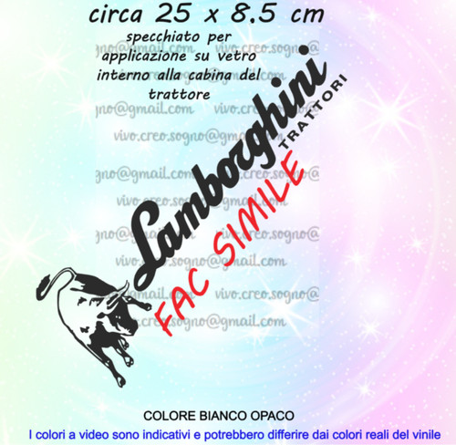 Adesivo stickers trattori - adesivo,