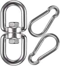 WAREMAID Sedia Sospesa Gancio Molla, Rotazione di 360 Gancio Sacco da Boxe con M