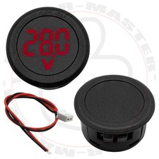 VOLTMETRO DIGITALE DA PANNELLO LED ROSSO 4, 5–100V DC PER AUTO MOTO ELETTRONICA