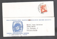 CEDOLA COMMISSIONE LIBRARIA 5 L. MICHELANGIOLESCA ISOLATO