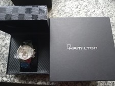 orologio hamilton jazzmaster, cronogafo quarzo vetro zaffiro