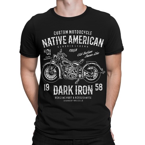 Dark iron shirt moto bici - moto,