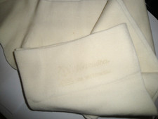 calze da reggicalze vintage MARUSKA S in pura lana irrestringibile bianco panna 