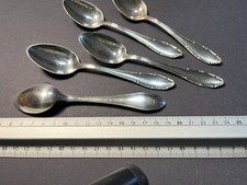 5 Cucchiaini vintage placcati