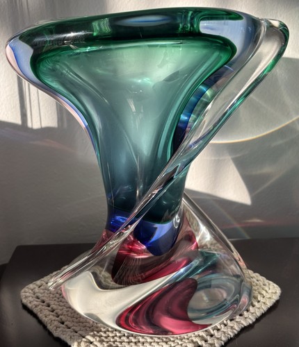 Vaso vetro artistico - vaso,