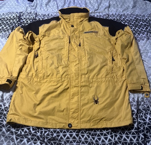 Giacca sci uomo - spyder, giallo