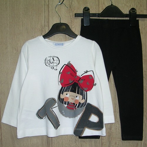Completo mayoral bambina rosso - mayoral,