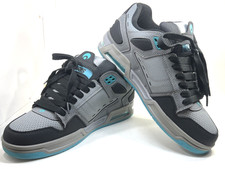 Scarpe da skate Osiris Peril grigio/teal da uomo taglia 9,5 ottime condizioni