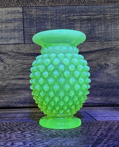 Vintage fenton hobnail - vintage, topaz