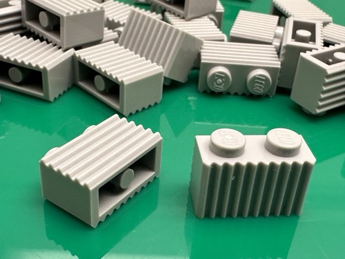 Lego brick 1x2 con griglia - lego,