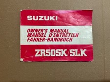 RARO MANUALE ORIGINALE SUZUKI