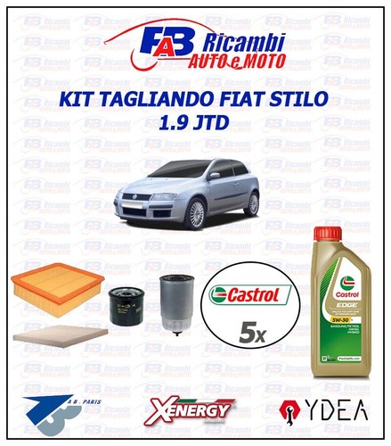 Kit tagliando fiat stilo 9 - stilo, 1.9
